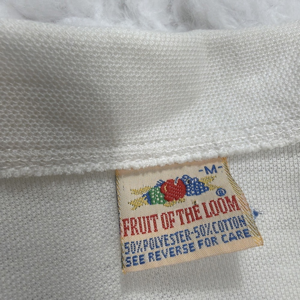 Vintage 1970's Disco Shirt Fruit of the Loom Made in USA‎ Polo Point Collar 60's